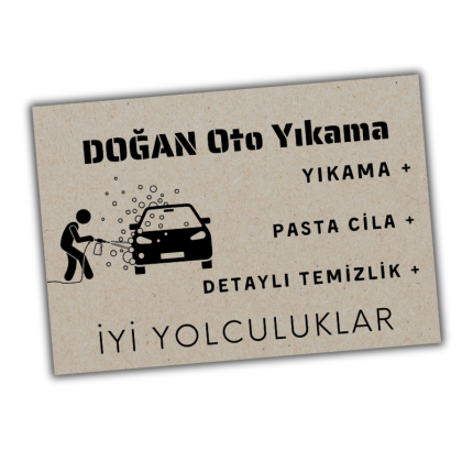 Kağıt Oto Yıkama Paspas Baskısı