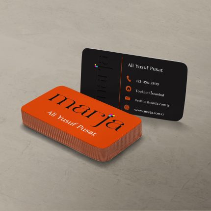 Kabartma Lak Kartvizit