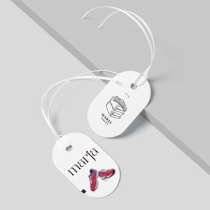 Kabartma Laklı Delikli Ürün Etiketi