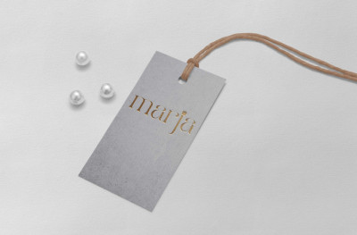 Kod: AY Altın Baskılı İpli Ürün Etiketi