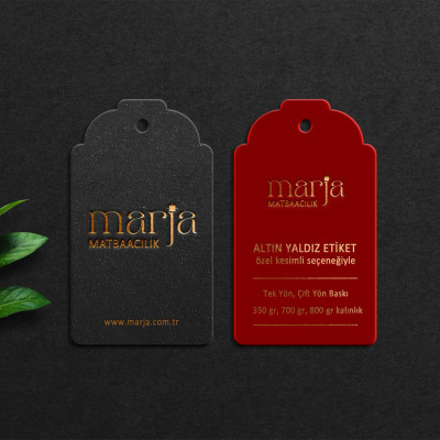 Kod: AYSEK Lüks Yaldız Ürün Etiketi