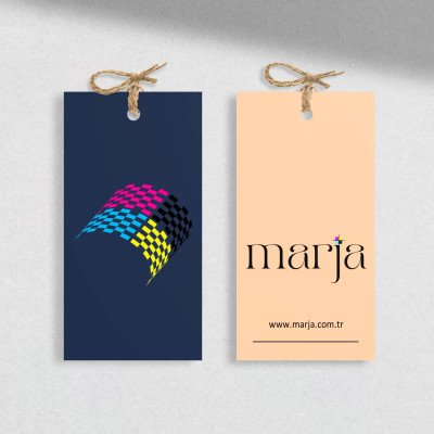 Kod:CYM Çift Yön Baskılı Mat Ürün Etiketi